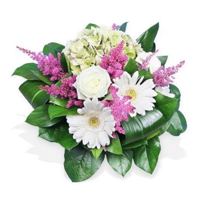 Rose, Gerbera and Hydrangea Posy
