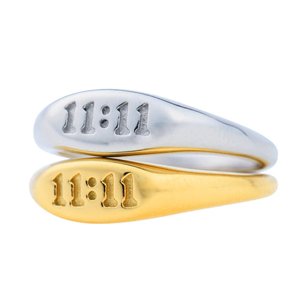 11:11 Angel Number Ring